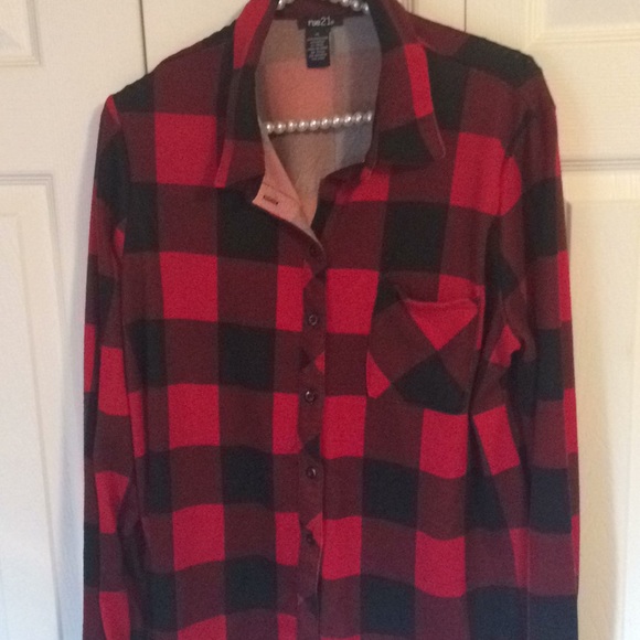 Rue21 Tops - Ladies Buffalo Check Flannel